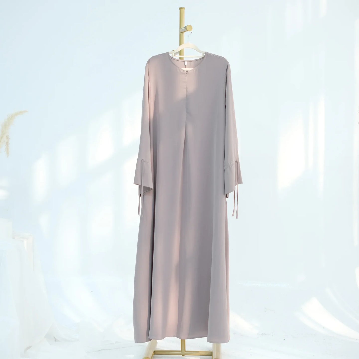 Ramadan Eid Plain Black Abaya Dubai Women drawstring Islam Muslim Maxi Kaftan Dress Kebaya Caftan Marocain Robe Femme Musulmane