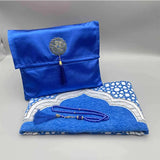 Ramadan Prayer Mat Sets Rug+tasbih +bag, Travel Worship Blanket Islamic Muslim Tasbih sejadah 70*110cm