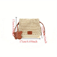 Summer Knit Crossbody Bag
