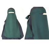 Niqab High Quality Nida Single Layer Ramadan Islamic Clothing EID Prayer Muslim Modest Women Hijab Khimar Jilbab Veil Niqab
