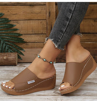 Women's Sandals Casual Heels Sandals Summer Woman Shoes Luxury Slippers Heeled Sandals Wedges Shoes Summer Footwear Women 2025