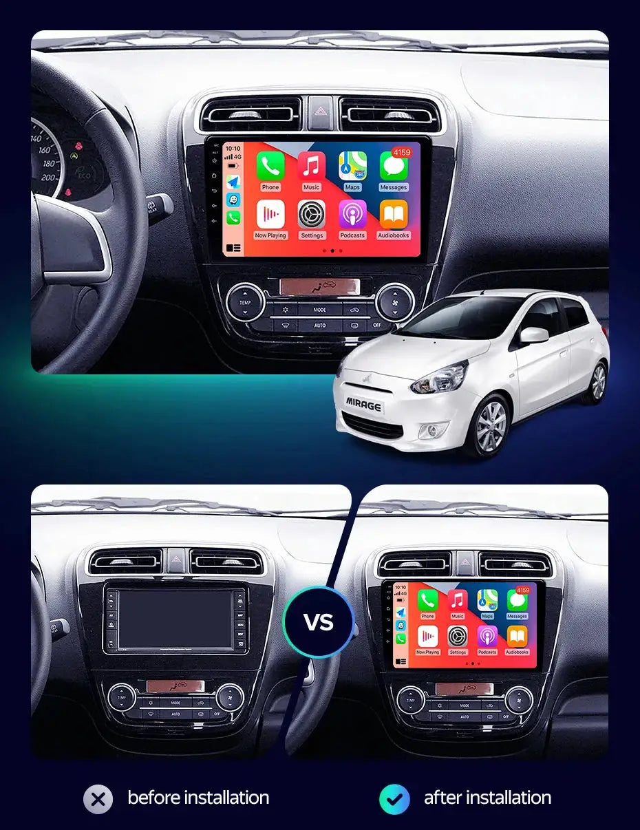 Mitsubishi Mirage Android Screen