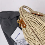 Summer Woven Shell Tote