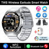 For Xiaomi New 2 in 1 Smart Watch With Earbuds Smartwatch TWS Bluetooth Earphone Heart Rate Blood Pressure Monitor Sports Watch
