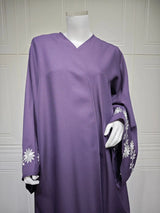 Middle East Dubai Beautiful Embroidered Party Dress Islamic Modest Abaya Muslim Turkish Arab Muslim Robe With Hijab