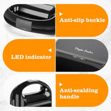 Taylor swoden - Bruno 3 en 1 sandwichera, gofrera, Prensa Panini, 1200W, tiene capacidad para 4 sándwiches, placas desmontables