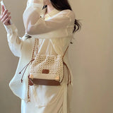 Summer Knit Crossbody Bag