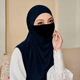 New Instant Hijabs Bonnet Hijab Muslim Woman Veil Femme  Muslim Woman Hat Modale Hijab Undercap Head Scarf Headwraps for Women
