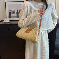 Summer Woven Shell Tote