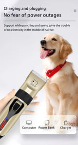 Electric Dog Clippers Professional Pet Hair Trimmer Dogs Grooming Hairdresser Hair Cutter Cat Hair Cutting Remover Machine Kit