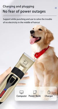 Electric Dog Clippers Professional Pet Hair Trimmer Dogs Grooming Hairdresser Hair Cutter Cat Hair Cutting Remover Machine Kit