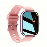 Smart watch, Bluetooth calls, message reminders, custom dial wallpaper, compatible with Android and iPhone