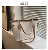 Large Capacity Bag Women's New Trendy and High-end Tote Bag Women's Summer Versatile Handheld Single Shoulder Commuting Bag