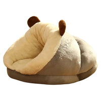 Winter Warm Pet Cat Bed Soft Cozy Cat Cave Bed Warm Cat House Nest Puppy Bed for Small Dogs Cats Cat Sleep Bag Pet Supplies
