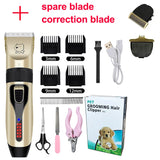 Electric Dog Clippers Professional Pet Hair Trimmer Dogs Grooming Hairdresser Hair Cutter Cat Hair Cutting Remover Machine Kit