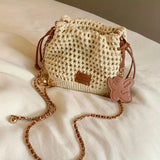 Summer Knit Crossbody Bag