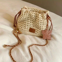 Summer Knit Crossbody Bag