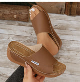 Women's Sandals Casual Heels Sandals Summer Woman Shoes Luxury Slippers Heeled Sandals Wedges Shoes Summer Footwear Women 2025