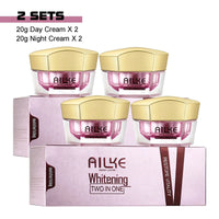 AILKE Lightening Face Cream, Reduce Dark Spots, Inhibit Melanin, With Collagen, Glutathione, For All Skin Types