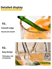 Ins Creative Vase Large Capacity Juice Glass Cup Water Raised Flower Arrangemen Handbag Glass Vase Fish Farming Vases Decoration