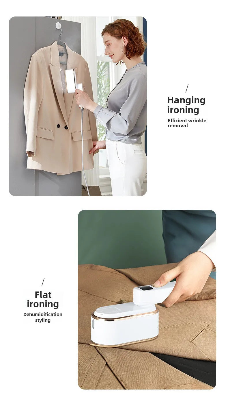 1200W Powerful Steamer Iron for Clothes with 3 Modes and 150ml Water Tank Portable Handheld Garment Steamer for Home Dorm Travel