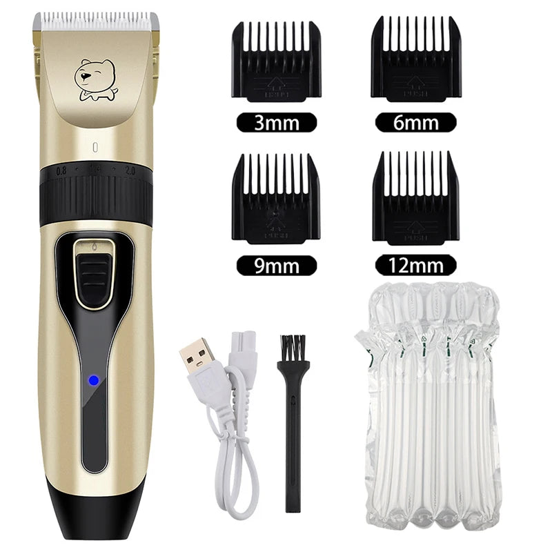 Electric Dog Clippers Professional Pet Hair Trimmer Dogs Grooming Hairdresser Hair Cutter Cat Hair Cutting Remover Machine Kit