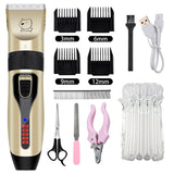 Electric Dog Clippers Professional Pet Hair Trimmer Dogs Grooming Hairdresser Hair Cutter Cat Hair Cutting Remover Machine Kit