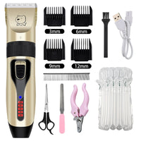Electric Dog Clippers Professional Pet Hair Trimmer Dogs Grooming Hairdresser Hair Cutter Cat Hair Cutting Remover Machine Kit