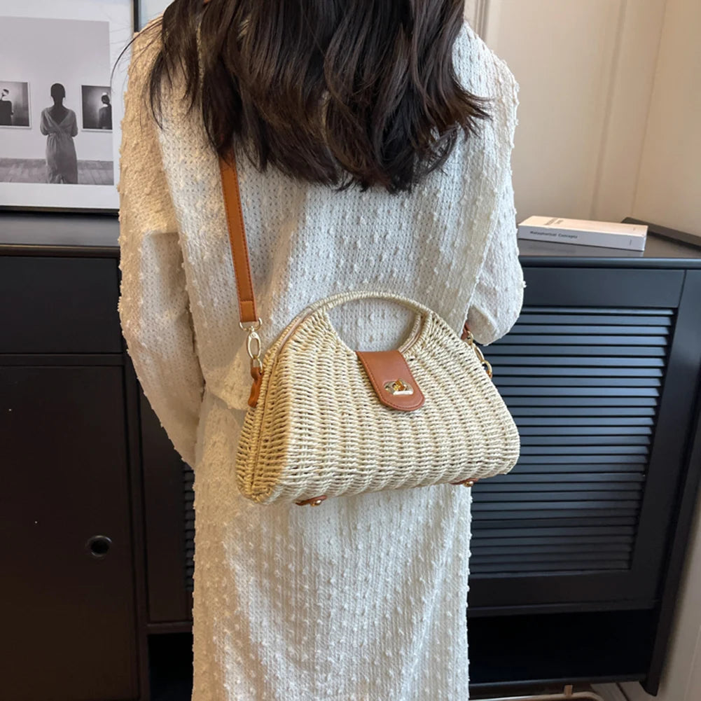 Summer Woven Shell Tote