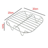 Air Fryer Baking Rack Metal Square/Round/Rectangle Oven Grill Racks Airfryer Accessories for Cosori,Instant Vortex,Gourmia,Foodi