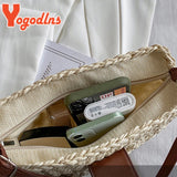 Summer Straw Bag - Fashion Semicircle