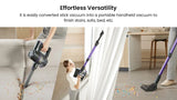 Vactidy V8 Pro Cordless Vacuum Cleaner 25kPa Powerful Suction Cyclonic Filtration System LED Display 180 ° Rotary Brush Head