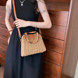 Boho Bamboo Shoulder Bag