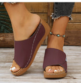 Women's Sandals Casual Heels Sandals Summer Woman Shoes Luxury Slippers Heeled Sandals Wedges Shoes Summer Footwear Women 2025