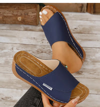 Women's Sandals Casual Heels Sandals Summer Woman Shoes Luxury Slippers Heeled Sandals Wedges Shoes Summer Footwear Women 2025