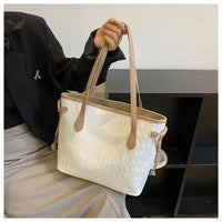 Large Capacity Bag Women's New Trendy and High-end Tote Bag Women's Summer Versatile Handheld Single Shoulder Commuting Bag
