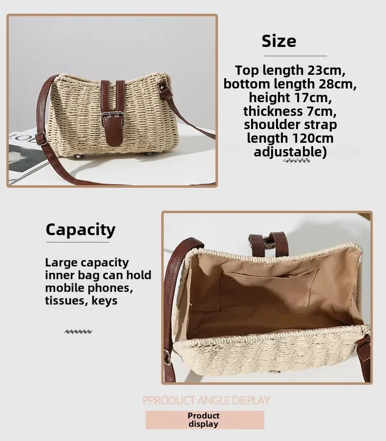 Straw Woven Handbag Summer