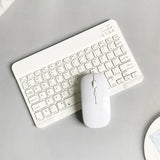 10 inch Wireless Keyboard for iPad Pro 11 Air 5 4 3 5th 6th 8th Rechargeable Keyboard with Mouse for Xiaomi Huawei Samsung