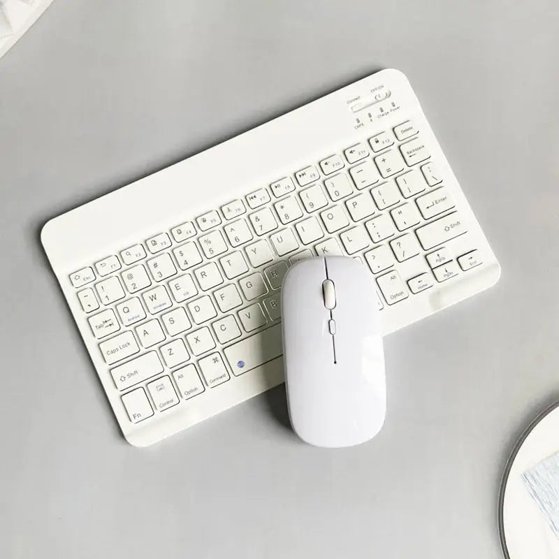 10 inch Wireless Keyboard for iPad Pro 11 Air 5 4 3 5th 6th 8th Rechargeable Keyboard with Mouse for Xiaomi Huawei Samsung