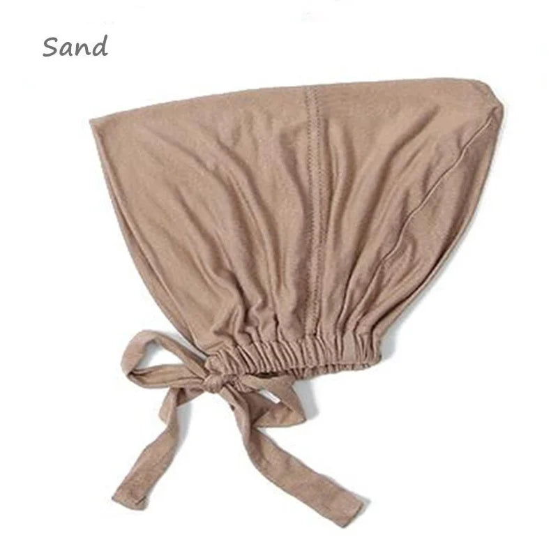 Muslim Inner Cap Hijab For Women Solid Underscarf Hijab Undercap Scarf Turban Hat Islamic Muslim Hijabs Ready To Wear Headcover