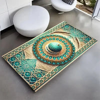 Muslim Prayer Carpets for Living Room Decoration Bedroom Bathroom Doormats Non Slip Floor Mat Home Sofa Coffee Table Area Rugs