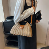 Summer Woven Shell Tote