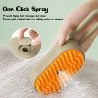 Steam Brush Scratcher for Cats Steam 3 in 1 Pet Brush Cat Steam Brush Comb Dog Brushes Electric Spray Cat Brushes Massage Comb