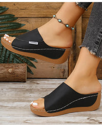 Women's Sandals Casual Heels Sandals Summer Woman Shoes Luxury Slippers Heeled Sandals Wedges Shoes Summer Footwear Women 2025