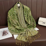 Bohemia Pashmina Hijab Scarf Long Muslim Cashmere Shawl Female Foulard Soft Turban Head Wraps For Women Headband Luxury Brand