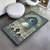 Divine Comfort Soft Muslim Prayer Rugs Turkish and Personalized Prayer Carpets and Flannel Floor Mat Perfect Gifts for Muslims