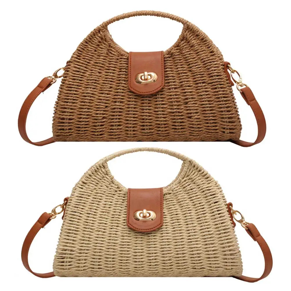 Summer Woven Shell Tote
