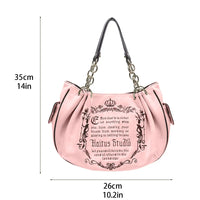 Vintage Letter Y2k Handbag Women Gothic Large Capacity Casual Crossbody Bag Purse Female Harajuku Aesthetic The Tote Bag