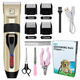 Electric Dog Clippers Professional Pet Hair Trimmer Dogs Grooming Hairdresser Hair Cutter Cat Hair Cutting Remover Machine Kit