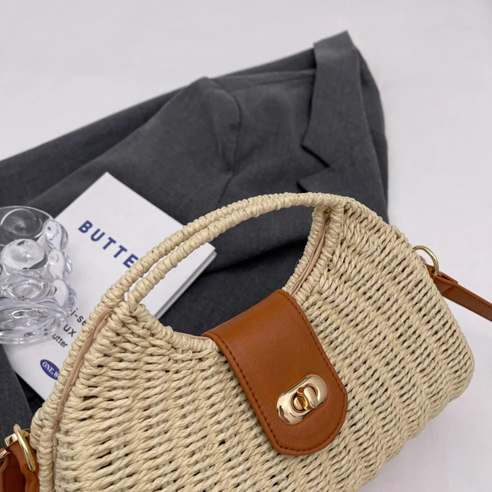 Summer Woven Shell Tote